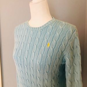 Ralph Lauren Blue Cotton Sweater - Women’s Med